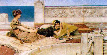 Alma Tadema Love's Votaries china oil painting image